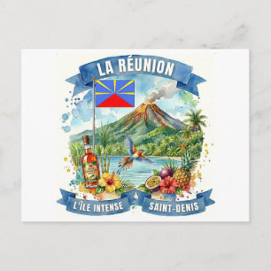 Reunion Island Souvenir Postcard