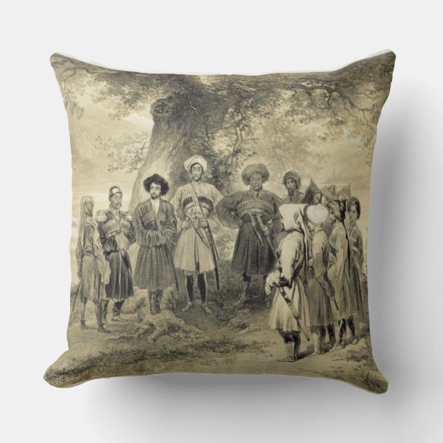 Reunion of Tcherkesse Princes, Sodja Valley, on th Cushion (Front)