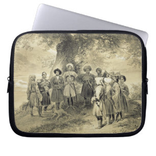 Reunion of Tcherkesse Princes, Sodja Valley, on th Laptop Sleeve