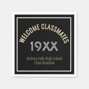 Reunion time! Custom Class Reunion  Napkins