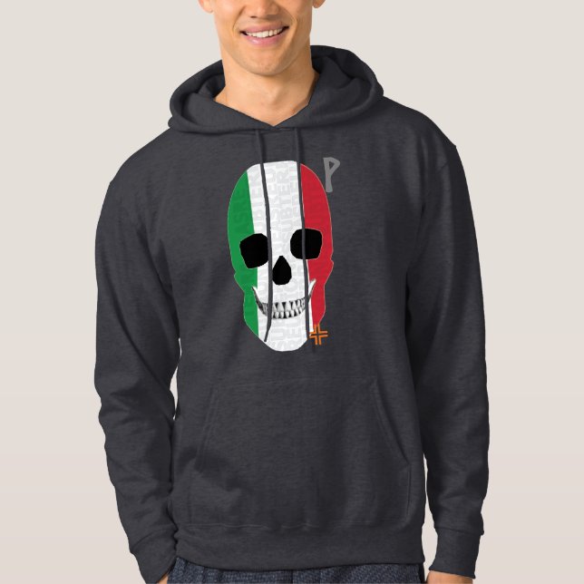 REUNIONES Italia sudadera con capucha B2 Hoodie (Front)