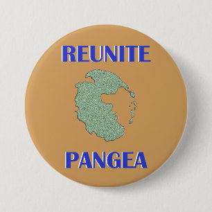 reunite pangea 7.5 cm round badge