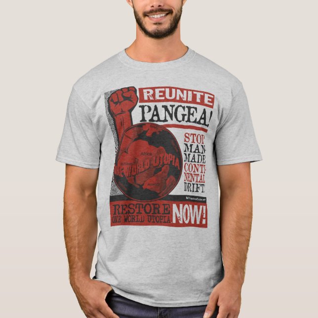 Reunite Pangea! T-shirt (Front)