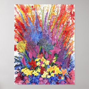 Reusable Alaskan Wildflower Poster