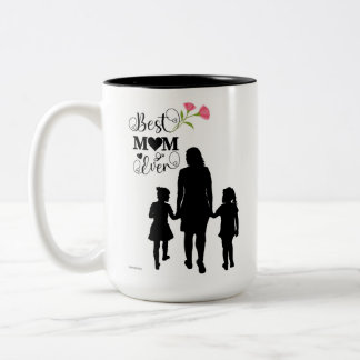 Reusable bag for Mother's Day. A little message th Two-Tone Coffee Mug