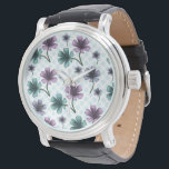 Reusable Grocery Bag Watch<br><div class="desc">A soft and dreamy cottagecore floral pattern featuring pastel purple and teal flowers on a subtle dotted background. This design captures a gentle, vintage garden aesthetic perfect for those who love calm, cozy, and feminine styles. Ideal for apparel, phone cases, and home decor, this cute and aesthetic floral pattern adds...</div>
