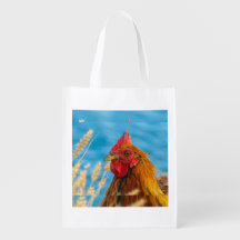 Reusable Grocery Bag with Maui chicken
