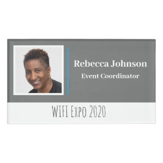 Reusable Magnetic Custom Event Name Tag