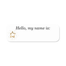 Reusable Special Events Dry-Erase Name Tag