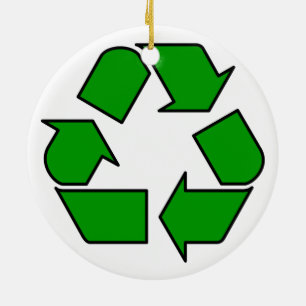 Reuse & Recycle Ceramic Tree Decoration