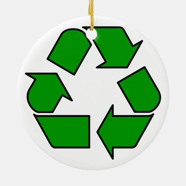 Reuse & Recycle Ceramic Tree Decoration (Back)