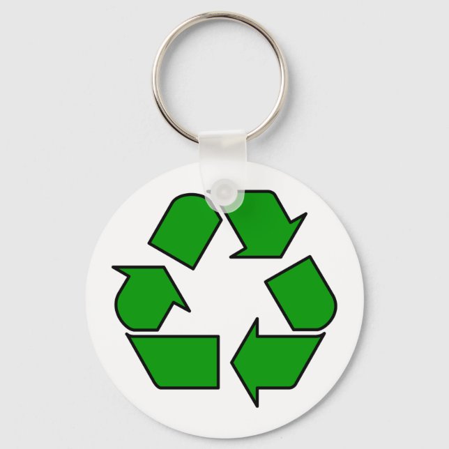Reuse & Recycle Key Ring (Front)