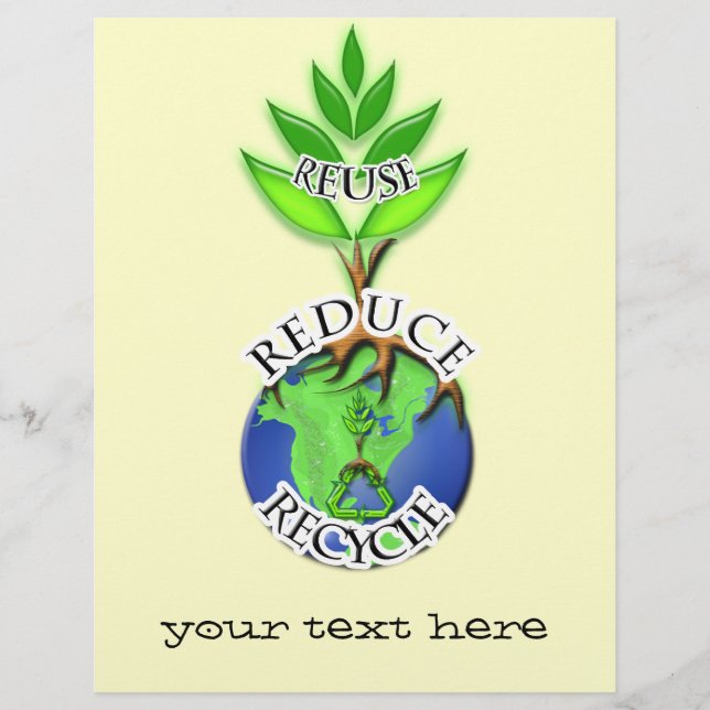 ReUse ReDuce ReCycle Flyer (Front)