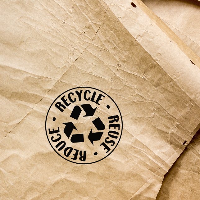 Reuse, Reduce, Recycle,  Rubber Stamp (Creator Uploaded)