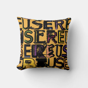 REUSER Text Cushion
