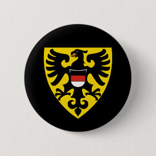 Reutlingen city flag germany symbol emblem coat ar 6 cm round badge