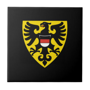 Reutlingen city flag germany symbol emblem coat ar ceramic tile