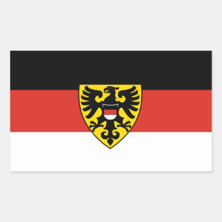 Reutlingen city flag germany symbol emblem coat ar rectangular sticker