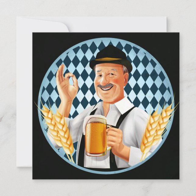 Rev 1 OKTOBERFEST / Octoberfest Invitation (Front)