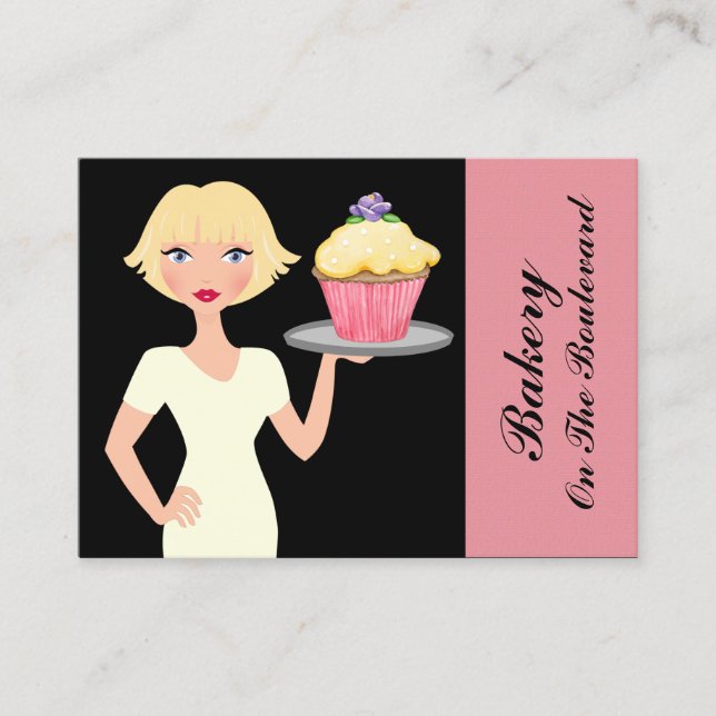 Rev Bakery / Caterer / Restaurant  Business Card (Front)