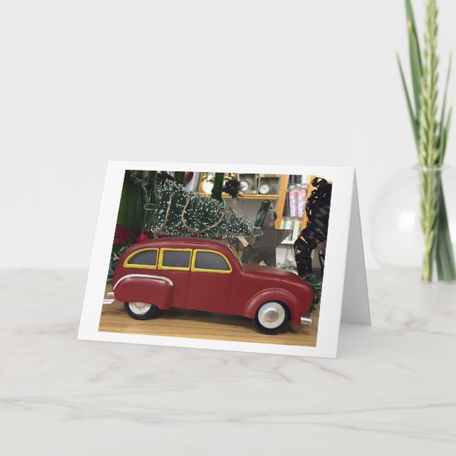 REV UP AND HAVE A CRUSIN' CHRISTMAS HOLIDAY CARD (Front)