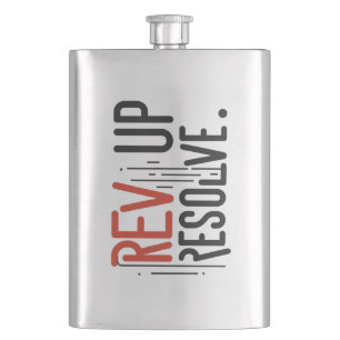 Rev Up Resolve Hip Flask