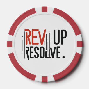Rev Up Resolve Poker Chips