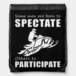 Rev Up the Chuckles - Funny & Some Men Are Born to Drawstring Bag