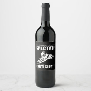 Rev Up the Chuckles - Funny & Some Men Are Born to Wine Label