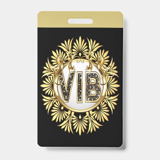 Rev. Very Important Bride - See Back  Badge ID Badge (Front)