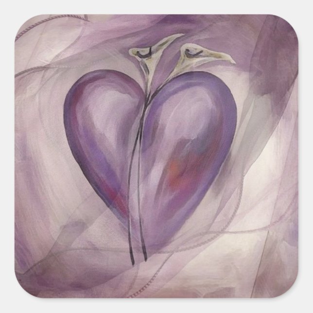 Revealing Heart Sticker (Front)