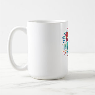 Revel in Results – Minimal Motivational Typography Coffee Mug
