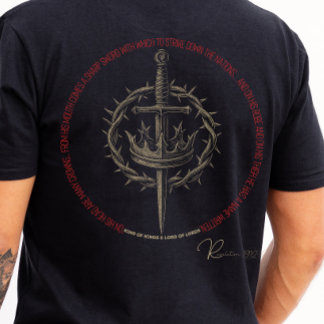 Revelation 19:12-16 King of Kings men's faith tee