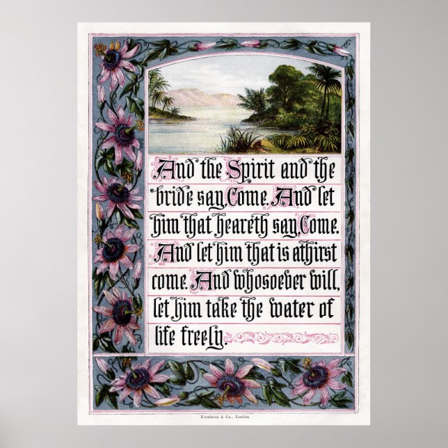Revelation 22:17 Print (Front)