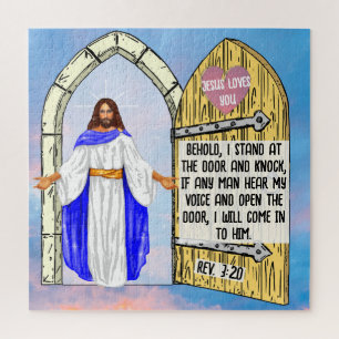 Revelation 3:20 jigsaw puzzle