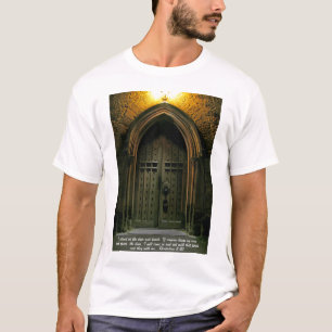 Revelation 3:20 Large Door T-Shirt