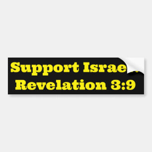 Revelation 3:9 bumper sticker