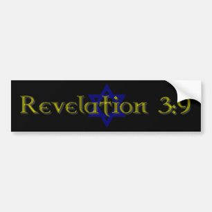 Revelation 3:9 bumper sticker