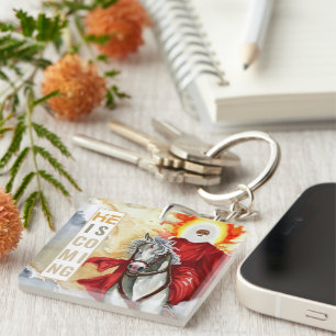 Revelation The Second Coming Armageddon Apocalypse Key Ring