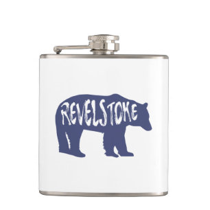 Revelstoke Bear Hip Flask