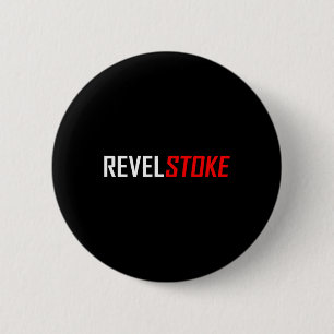 Revelstoke, British Columbia  6 Cm Round Badge