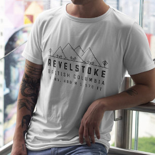 Revelstoke British Columbia Canada Minimalist T-Shirt