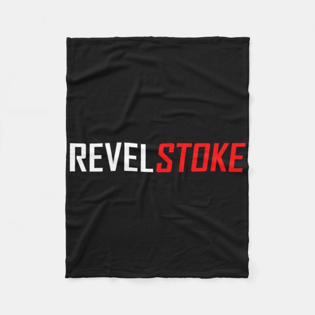 Revelstoke  fleece blanket (Front)