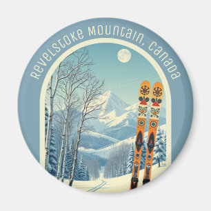 Revelstoke Mountain Canada ski souvenir Magnet