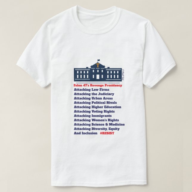 Revenge Presidency - A MisterP Shirt (Design Front)