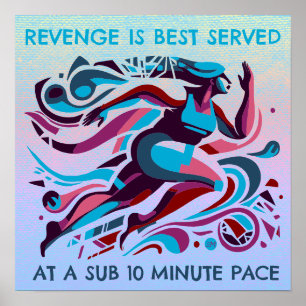 Revenge Runner Motivational Poster