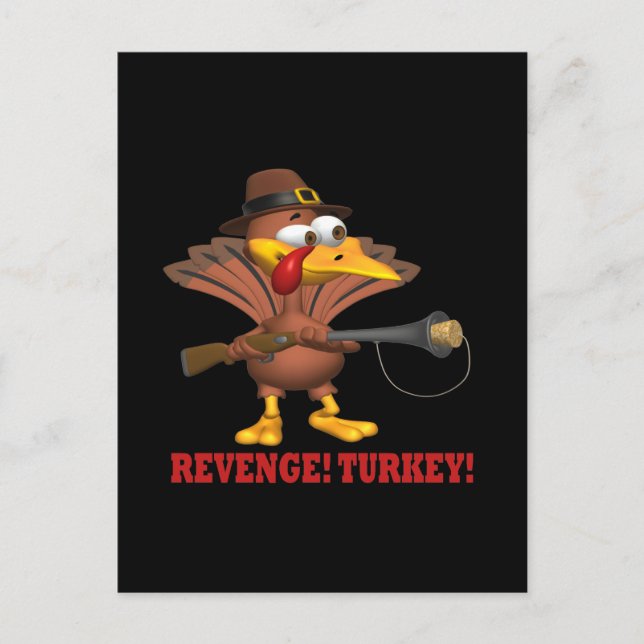 Revenge Turkey Postcard (Front)