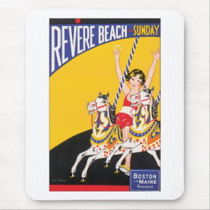 Revere Beach Sunday Mouse Pad