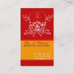 Revered Sacred Pure Lotus Boutique Business Card