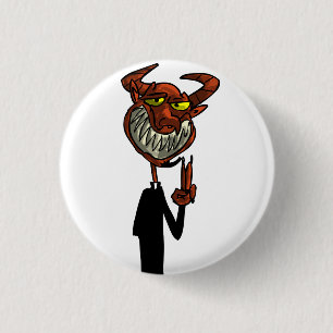 Reverend Beelzebub 3 Cm Round Badge